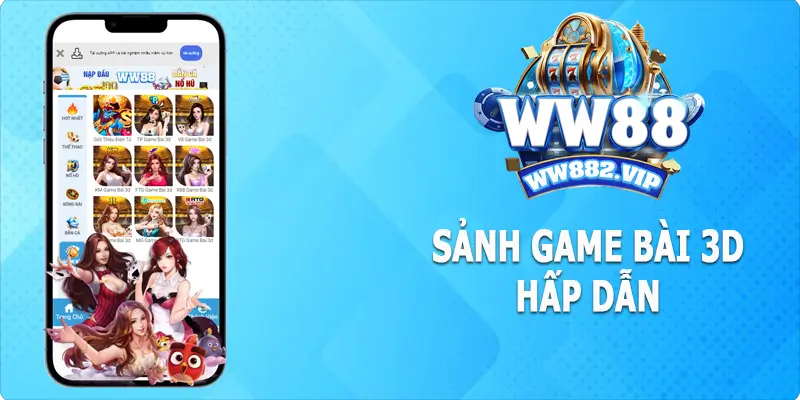 Sảnh game bài 3D WW88